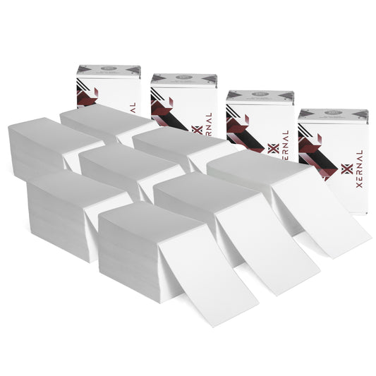 Thermal Shipping Labels 4x6 inch Fanfold - Total 4000 Labels